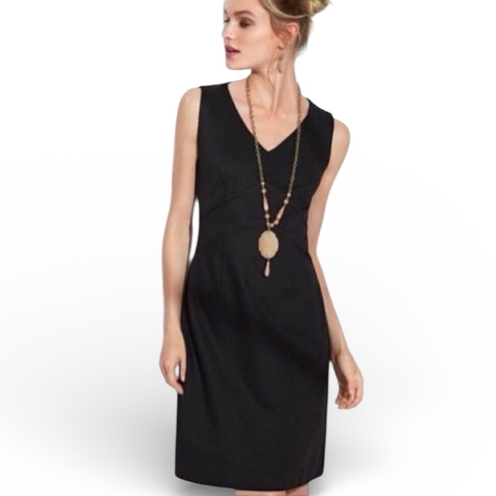 CAbi Edie Ponte Stretch Essential Sheath Dress Medium